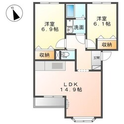 ジュピターⅡの物件間取画像